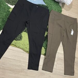 Carhartt Stylish Black and Tan Women's Leggings